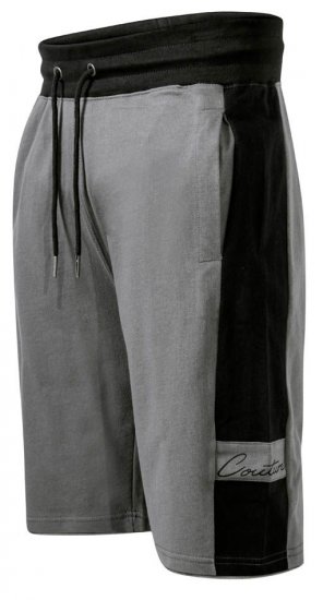 D555 Casper Couture Elasticated Waistband Shorts Grey - Sweatbukser og-shorts - Sweatbukser og Sweatshorts 2XL-12XL