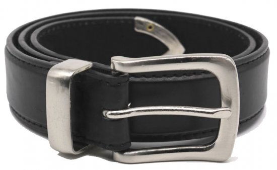 D555 Joeseph Lærbelte Svart, 3,5cm - Belter - Lange belter - W40-W70/2XL-8XL