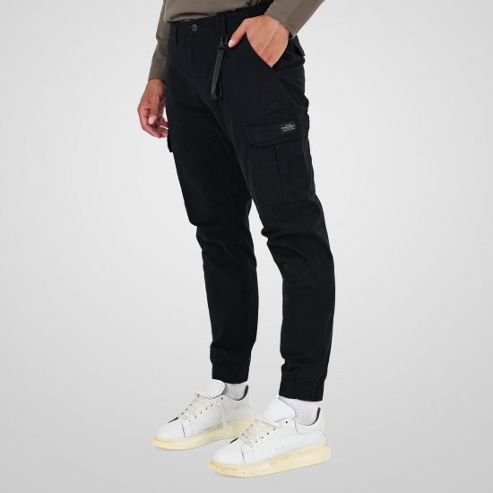 Double Outfitters CCP-4130 Cargobukse Svart - Jeans og bukser - Store Bukser og Store Jeans