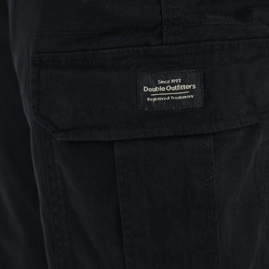 Double Outfitters CCP-4130 Cargobukse Svart - Jeans og bukser - Store Bukser og Store Jeans