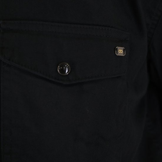 Double Outfitters GS-5126 Skjorte med trykknapper Svart - Skjorter - Store skjorter - 2XL-8XL
