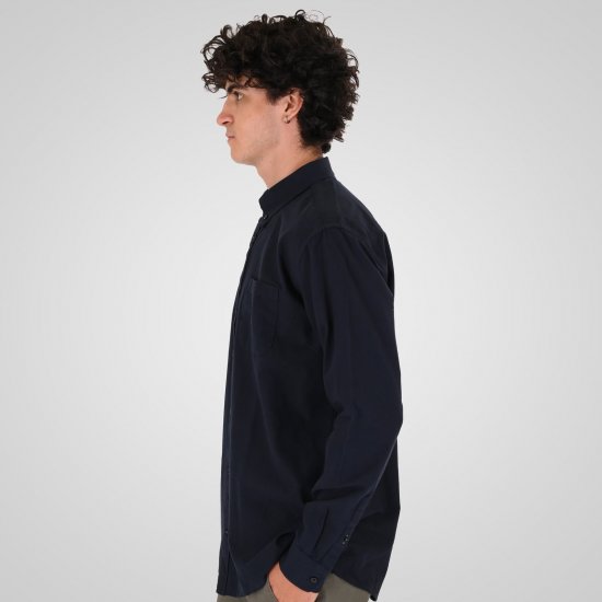 Double Outfitters GS-5225 Oxfordskjorte Mørkeblå - Skjorter - Store skjorter - 2XL-8XL