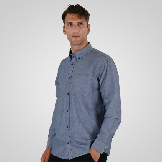 Double Outfitters GS-5225 Oxfordskjorte Lyseblå - Skjorter - Store skjorter - 2XL-8XL