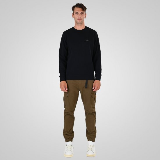 Double Outfitters MTOP-1141 Collegegenser Svart - Gensere og hettegensere - Store hettegensere - 2XL-14XL