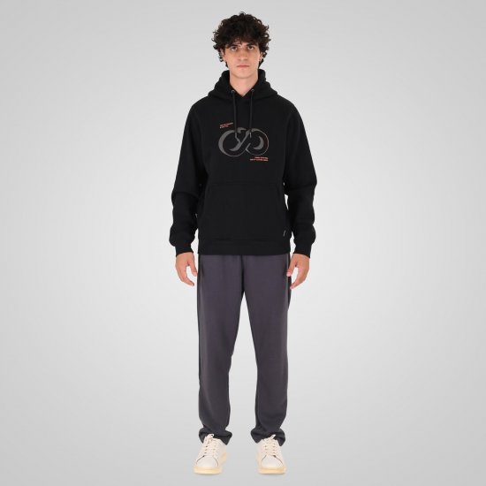 Double Outfitters MTOP-1146 Hettegenser Svart - Gensere og hettegensere - Store hettegensere - 2XL-14XL