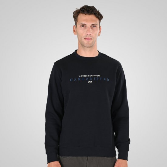 Double Outfitters MTOP-1151 Collegegenser Svart - Gensere og hettegensere - Store hettegensere - 2XL-14XL