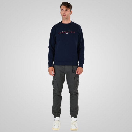 Double Outfitters MTOP-1151 Collegegenser Mørkeblå - Gensere og hettegensere - Store hettegensere - 2XL-14XL