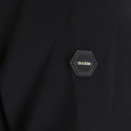 Double Outfitters MTOP-1160 Hettegenser med glidelås Svart - Gensere og hettegensere - Store hettegensere - 2XL-14XL