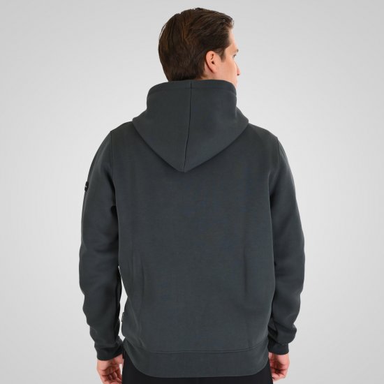 Double Outfitters MTOP-1160 Hettegenser med glidelås Mørkegrønn - Gensere og hettegensere - Store hettegensere - 2XL-14XL