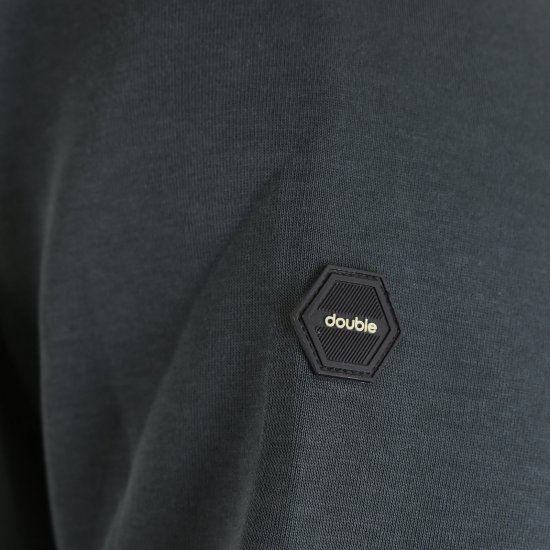 Double Outfitters MTOP-1160 Hettegenser med glidelås Mørkegrønn - Gensere og hettegensere - Store hettegensere - 2XL-14XL