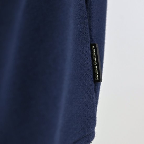 Double Outfitters MTOP-1163 Collegegenser med halv glidelås Mørkeblå - Gensere og hettegensere - Store hettegensere - 2XL-14XL