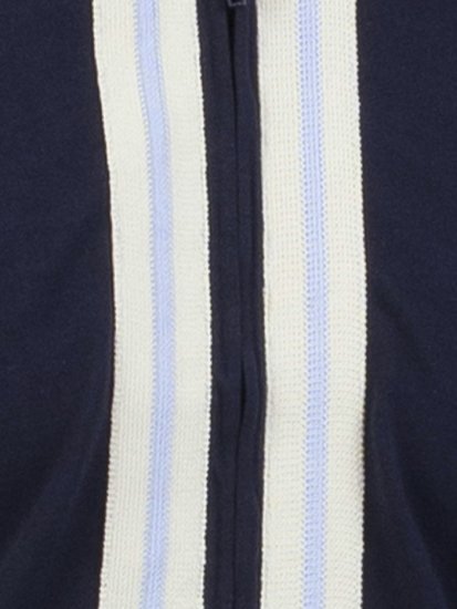 Mish Mash Belgrade Zip Through Polo Navy - Polo- & piqueskjorter - Poloskjorte i store størrelser - 2XL-8XL
