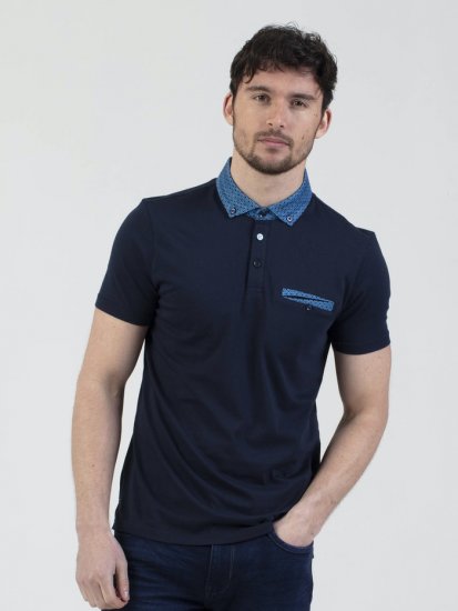 Mish Mash Stanbul Polo Navy - Polo- & piqueskjorter - Poloskjorte i store størrelser - 2XL-8XL