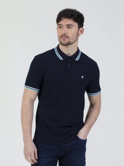 Mish Mash Stockholm Polo Navy - Polo- & piqueskjorter - Poloskjorte i store størrelser - 2XL-8XL