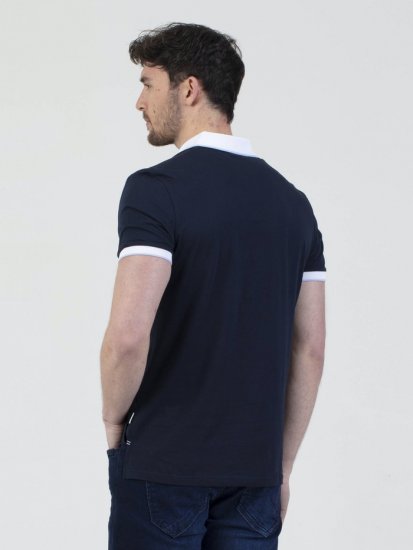 Mish Mash Zegreb Sporty Polo Navy - Polo- & piqueskjorter - Poloskjorte i store størrelser - 2XL-8XL