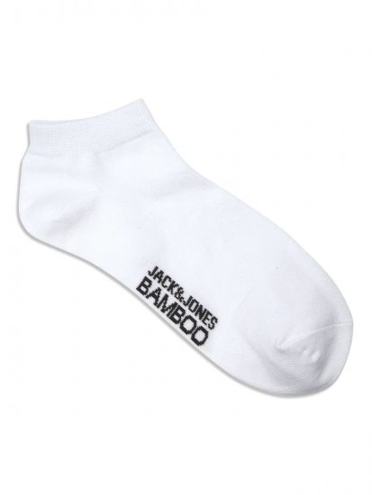 Jack & Jones Basic Bambusankelsokker Hvit 5-pakning - Undertøy & badetøy - Undertøy store størrelser 