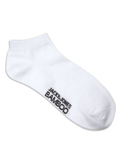 Jack & Jones Basic Bambusankelsokker Hvit 5-pakning - Undertøy & badetøy - Undertøy store størrelser 