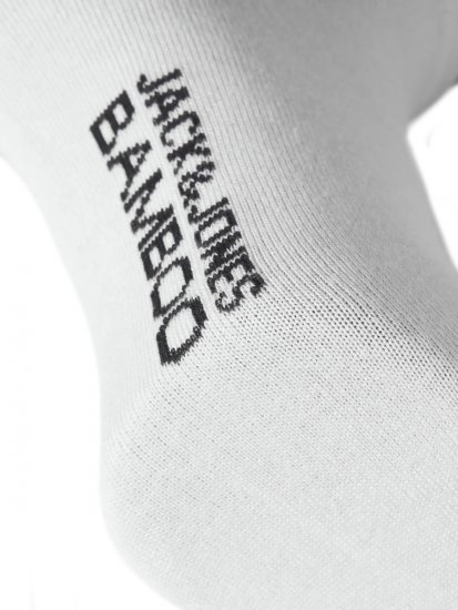 Jack & Jones Basic Bambusankelsokker Hvit 5-pakning - Undertøy & badetøy - Undertøy store størrelser 