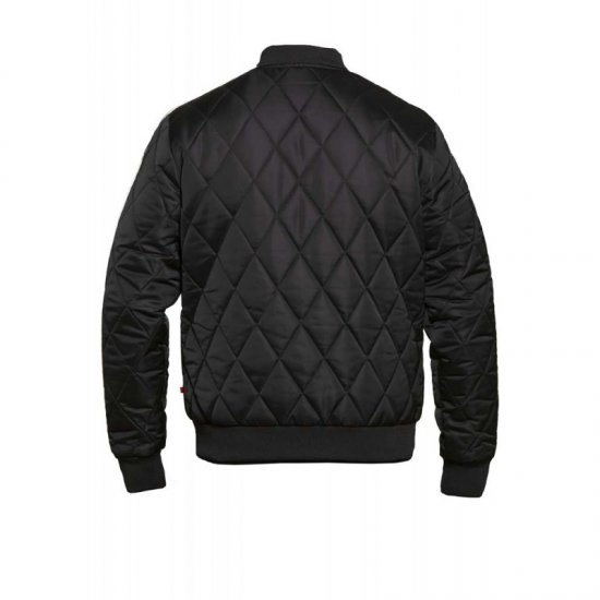 D555 Skipton Quilted Bomber Jacket Black - Jakker - Store jakker - 2XL-12XL