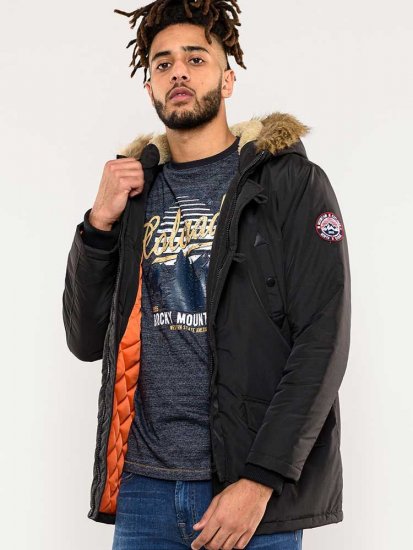D555 Dundee Parka Jacket With Fur trimming and Teddy Fur Lined hood - Jakker - Store jakker - 2XL-12XL