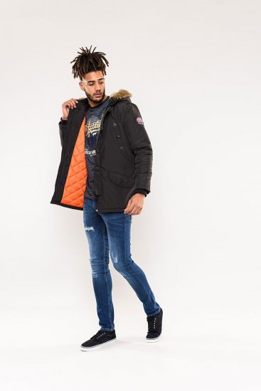 D555 Dundee Parka Jacket With Fur trimming and Teddy Fur Lined hood - Jakker - Store jakker - 2XL-12XL