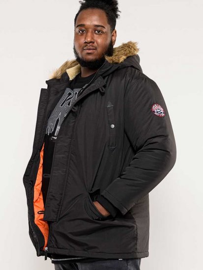 D555 Dundee Parka Jacket With Fur trimming and Teddy Fur Lined hood - Jakker - Store jakker - 2XL-12XL