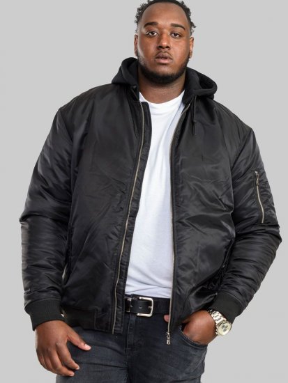 D555 Poppleford Bomber Jacket With Detachable Fleece Hood - Jakker - Store jakker - 2XL-12XL