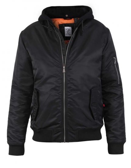 D555 Poppleford Bomber Jacket With Detachable Fleece Hood - Jakker - Store jakker - 2XL-12XL