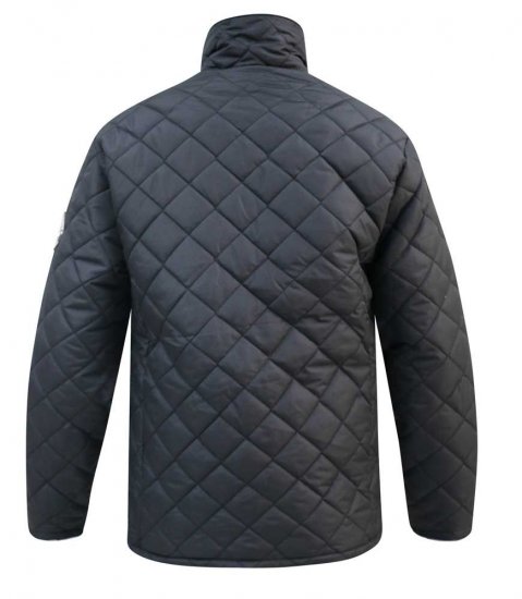 D555 Northcole Quilted Jacket Black - Jakker - Store jakker - 2XL-12XL