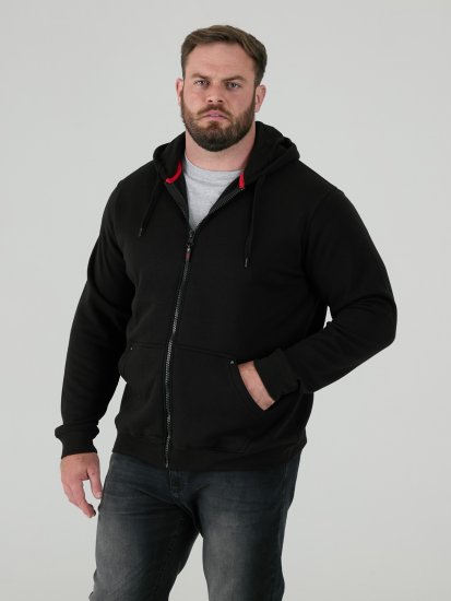 D555 Cantor Hettegenser Svart - Gensere og hettegensere - Store hettegensere - 2XL-14XL