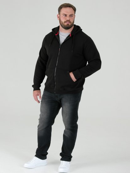 D555 Cantor Hettegenser Svart - Gensere og hettegensere - Store hettegensere - 2XL-14XL