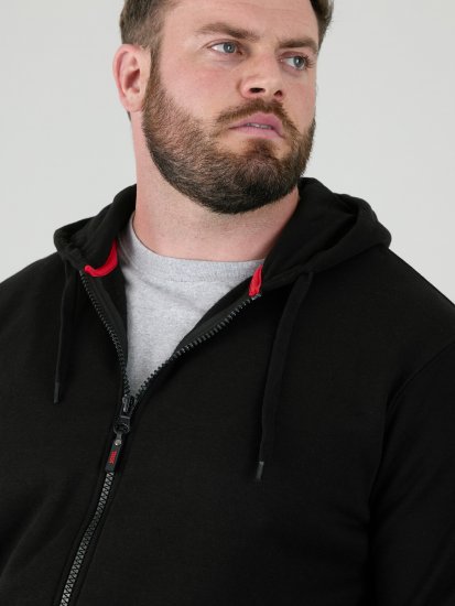 D555 Cantor Hettegenser Svart - Gensere og hettegensere - Store hettegensere - 2XL-14XL