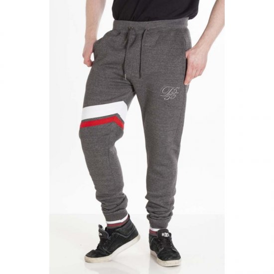 D555 Willis Sweatpants Charcoal - Sweatbukser og-shorts - Sweatbukser og Sweatshorts 2XL-12XL