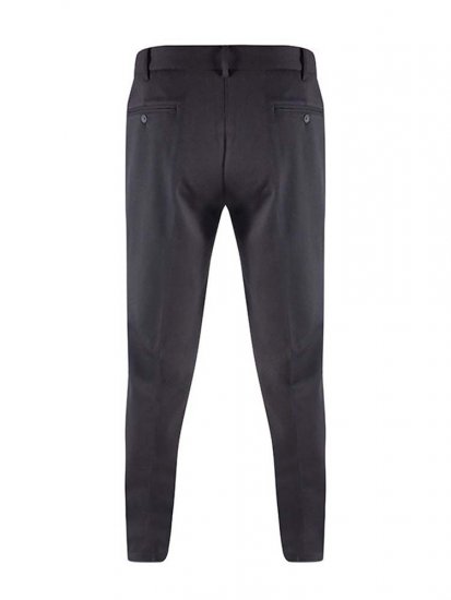 D555 Yarmouth Four Way Stretch Trouser With Flexible Waistband Black - Jeans og bukser - Store Bukser og Store Jeans