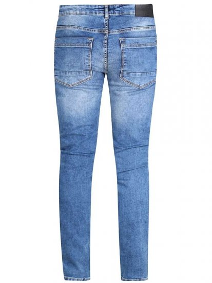 D555 Boxwell Ripped Jeans Stonewash - Jeans og bukser - Store Bukser og Store Jeans