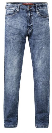 D555 Taurus Fit Stretch Jeans With Sandblasting - Jeans og bukser - Store Bukser og Store Jeans