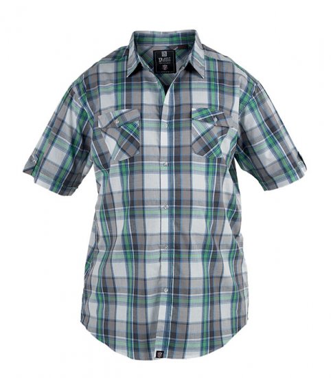 D555 Addis Checked Skjorte - Skjorter - Store skjorter - 2XL-8XL