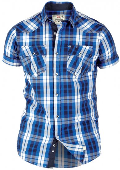 Duke Alroy Blue - Skjorter - Store skjorter - 2XL-8XL