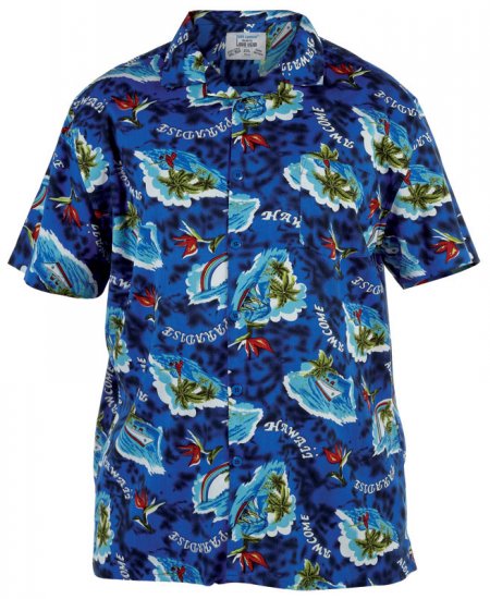 Duke Hawaiian Paradise - Skjorter - Store skjorter - 2XL-8XL