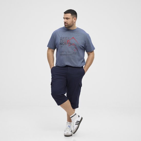 North Latitude 51136 caprishorts marineblå - Shorts - Store shorts - W40-W60