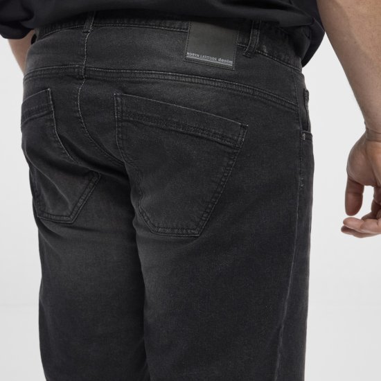 North Latitude 51336 denimshorts svart - Shorts - Store shorts - W40-W60
