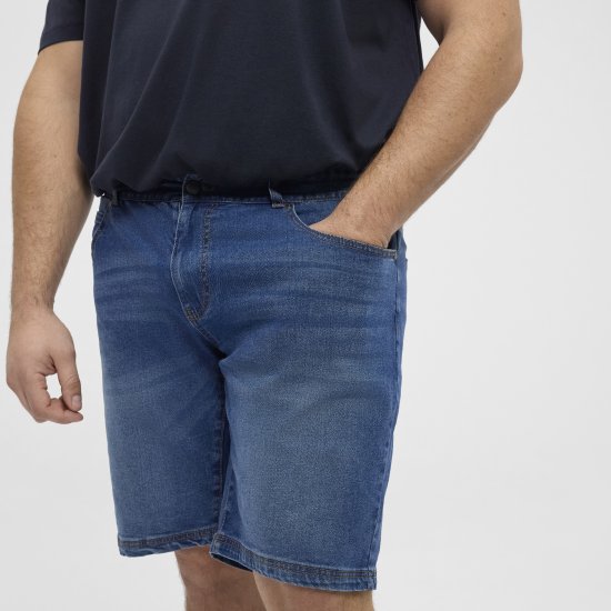 North Latitude 51336 denimshorts blå - Shorts - Store shorts - W40-W60