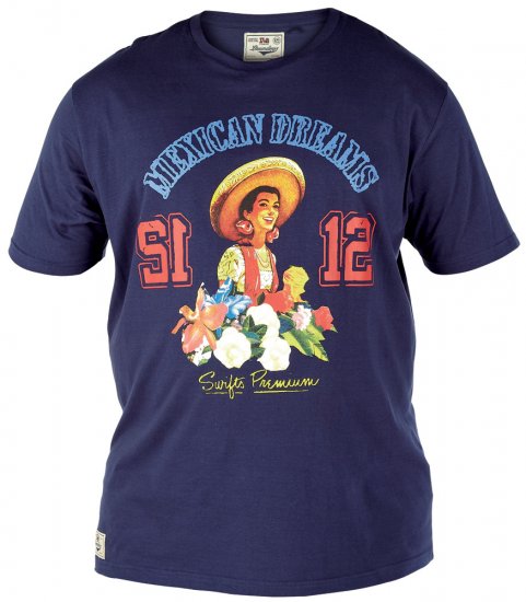 Duke Delmar Tee + Shirt - Skjorter - Store skjorter - 2XL-8XL