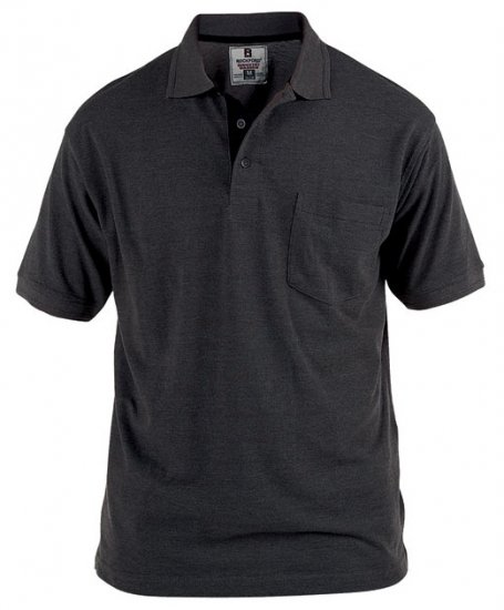Rockford Piké Charcoal - Polo- & Piqueskjorter - Poloskjorte i store størrelser - 2XL-8XL