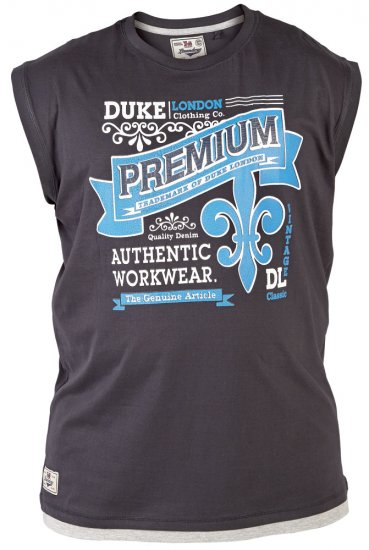 Duke Goa Tank Top Black - T-skjorter - Store T-skjorter - 2XL-8XL