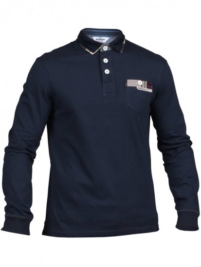 Mish Mash Oak Navy - Polo- & Piqueskjorter - Poloskjorte i store størrelser - 2XL-8XL