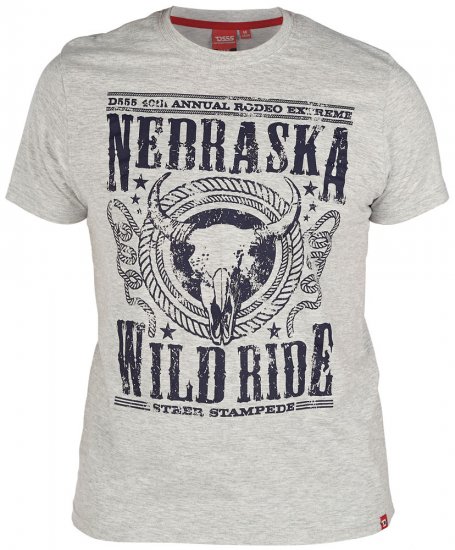 D555 Emerson Tee + Shirt - Skjorter - Store skjorter - 2XL-8XL