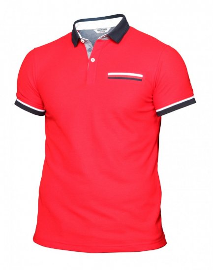 Mish Mash Goal Red - Polo- & Piqueskjorter - Poloskjorte i store størrelser - 2XL-8XL