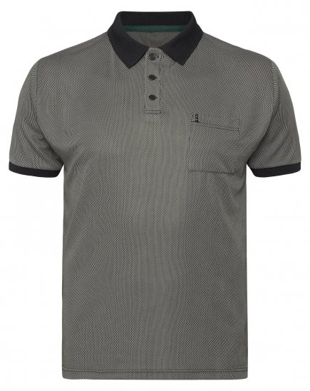 North Latitude Cool Effect Piké Svart - Polo- & piqueskjorter - Poloskjorte i store størrelser - 2XL-8XL