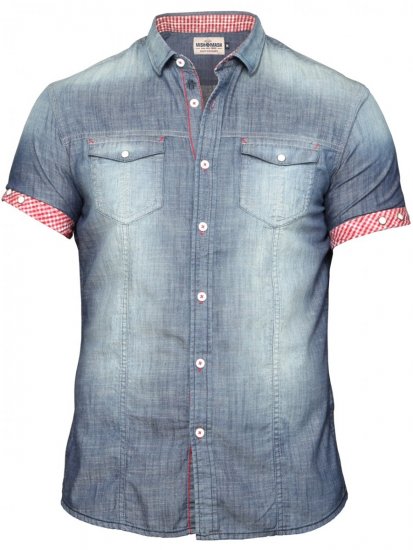 Mish Mash Deano Denim - Skjorter - Store skjorter - 2XL-8XL